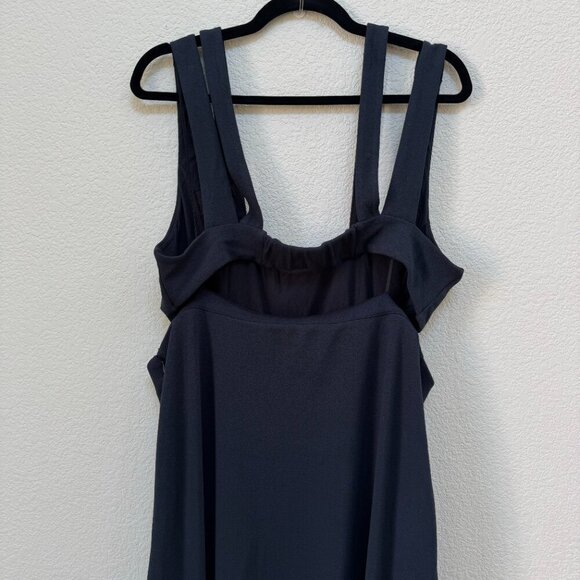 New Anthropologie Maeve Women's Open-Back Knit Maxi Dress In Navy Blue Size XL - Picture 5 of 7